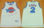 Jerseys Factory Cheap Space Jam Tune Squad #2 Daffy Duck White M