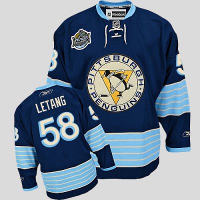 Jerseys Factory Cheap Penguins #58 Kris Letang 2011 Winter Class