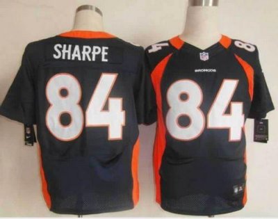 Jerseys Factory Cheap Nike Broncos #84 Shannon Sharpe Navy Blue