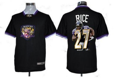 Jerseys Factory Cheap Nike Ravens #27 Ray Rice Black Men's NFL G