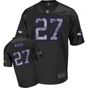 Jerseys Factory Cheap Sideline Black United Ravens #27 Ray Rice