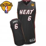 Jerseys Factory Cheap Heat Finals Patch #6 LeBron James Revoluti
