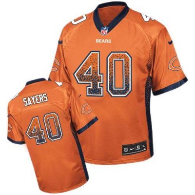 Jerseys Factory Cheap Nike Bears #40 Gale Sayers Orange Alternat