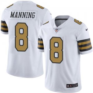 Jerseys Factory Cheap Nike Saints #8 Archie Manning White Men's