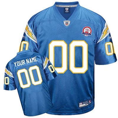 Jerseys Factory Cheap Chargers Personalized Authentic Baby Blue