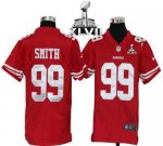 Jerseys Factory Cheap Nike 49ers #99 Aldon Smith Red Team Color