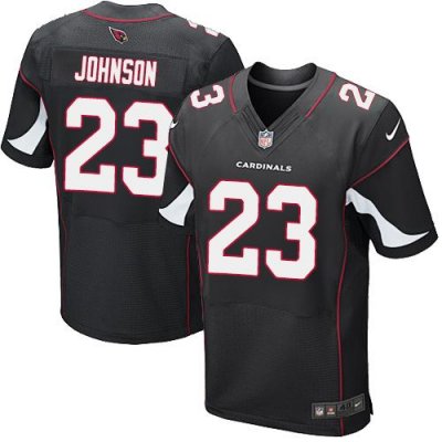 Jerseys Factory Cheap Nike Cardinals #23 Chris Johnson Black Alt