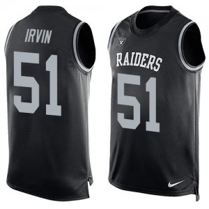 Jerseys Factory Cheap Nike Raiders #51 Bruce Irvin Black Team Co