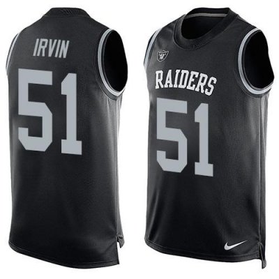 Jerseys Factory Cheap Nike Raiders #51 Bruce Irvin Black Team Co