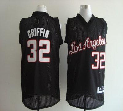 Jerseys Factory Cheap Clippers #32 Blake Griffin Black Revolutio