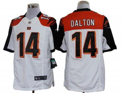 Jerseys Factory Cheap Nike Bengals #14 Andy Dalton White Men's E