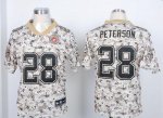 Jerseys Factory Cheap Nike Vikings #28 Adrian Peterson Camo USMC