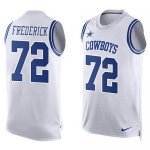 Jerseys Factory Cheap Nike Cowboys #72 Travis Frederick White Me