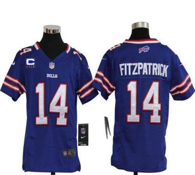 Jerseys Factory Cheap Nike Bills #14 Ryan Fitzpatrick Royal Blue
