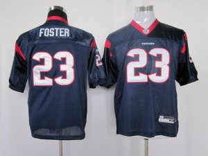 Jerseys Factory Cheap Texans #23 Arian Foster Blue Embroidered Y
