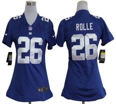 Jerseys Factory Cheap Nike Giants #26 Antrel Rolle Royal Blue Te