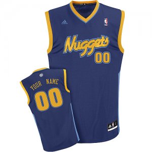 Jerseys Factory Cheap Nuggets Personalized Authentic Dark Blue N