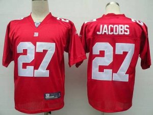 Jerseys Factory Cheap Giants #27 Brandon Jacobs Red Embroidered