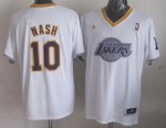 Jerseys Factory Cheap Lakers #10 Steve Nash White 2013 Christmas