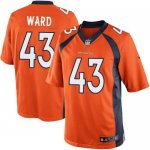 Jerseys Factory Cheap Nike Broncos #43 T.J. Ward Orange Team Col