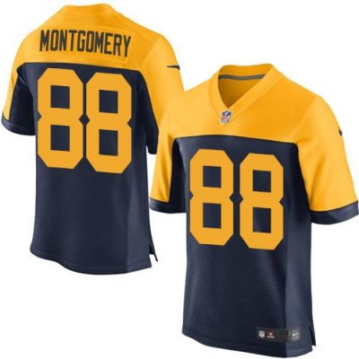 Jerseys Factory Cheap Nike Packers #88 Ty Montgomery Navy Blue A
