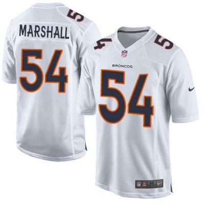 Jerseys Factory Cheap Nike Broncos #54 Brandon Marshall White Me