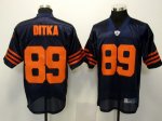 Jerseys Factory Cheap Bears #89 Mike Ditka Blue/Orange 1940s Thr