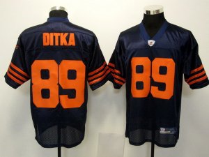 Jerseys Factory Cheap Bears #89 Mike Ditka Blue/Orange 1940s Thr