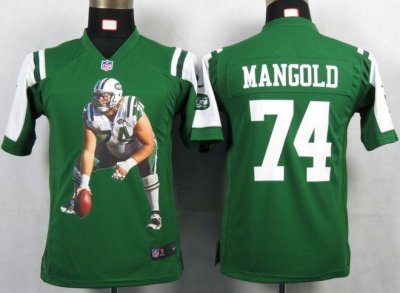 Jerseys Factory Cheap Nike Jets #74 Nick Mangold Green Team Colo