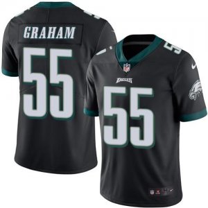 Jerseys Factory Cheap Nike Eagles #55 Brandon Graham Black Men's