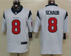 Jerseys Factory Cheap Nike Texans #8 Matt Schaub White Men's Sti
