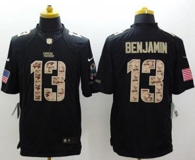 Jerseys Factory Cheap Nike Panthers #13 Kelvin Benjamin Black Me