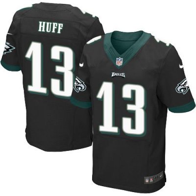 Jerseys Factory Cheap Nike Eagles #13 Josh Huff Black Alternate