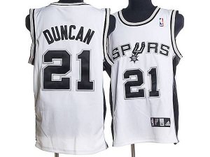Jerseys Factory Cheap Spurs #21 Tim Duncan Stitched White NBA Je