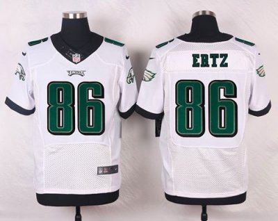 Jerseys Factory Cheap Nike Eagles #86 Zach Ertz White Men's Stit