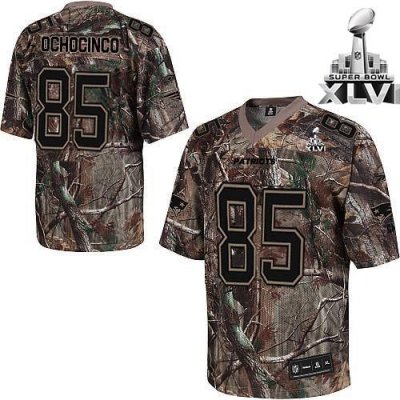 Jerseys Factory Cheap Patriots #85 chad ochocinco Camouflage Rea