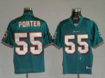 Jerseys Factory Cheap Dolphins Joey Porter #55 Green Stitched NF
