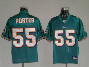 Jerseys Factory Cheap Dolphins Joey Porter #55 Green Stitched NF