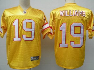 Jerseys Factory Cheap Buccaneers #19 Mike Williams Yellow Stitch