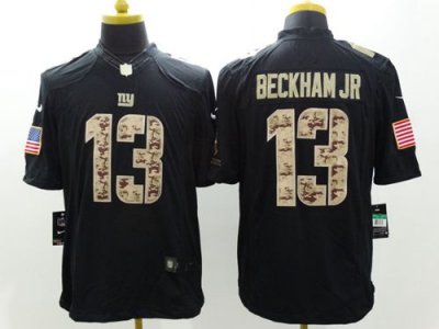 Jerseys Factory Cheap Nike Giants #13 Odell Beckham Jr Black Men