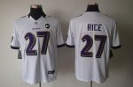 Jerseys Factory Cheap Nike Ravens #27 Ray Rice White With Art Pa