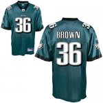 Jerseys Factory Cheap Eagles #36 Ronnie Brown Green Stitched NFL