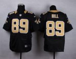 Jerseys Factory Cheap Nike Saints #89 Josh Hill Black Team Color