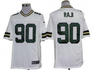 Jerseys Factory Cheap Nike Packers #90 B.J. Raji White Men's Emb