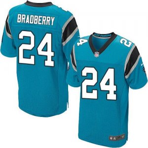 Jerseys Factory Cheap Nike Panthers #24 James Bradberry Blue Alt