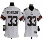 Jerseys Factory Cheap Nike Browns #33 Trent Richardson White You