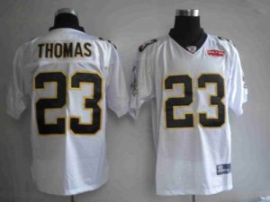 Jerseys Factory Cheap Saints #23 Pierre Thomas White With Super