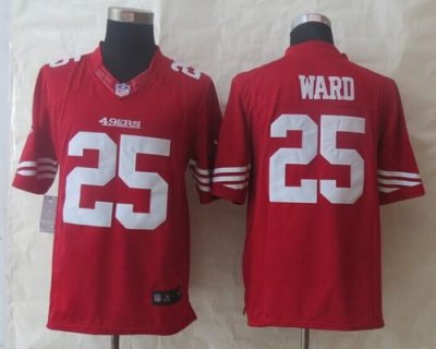 Jerseys Factory Cheap Nike 49ers #25 Jimmie Ward Red Team Color