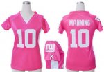 Jerseys Factory Cheap Nike Giants #10 Eli Manning Pink Draft Him