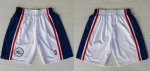 Jerseys Factory Cheap Philadelphia 76ers White 10th NBA Shorts